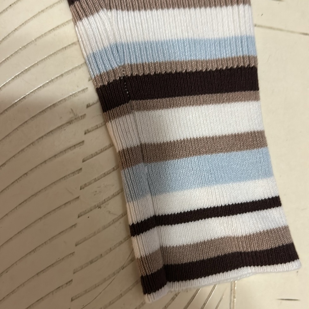 Garage Ribbed Knit Top in Cream - Picture 5 of 5
